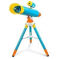 Telescope for Kids, Children's Telescopes & Projector, 24 Space Images & Educational Insights Book Included, Great STEM Activity Science Toys, Learning Gifts for Boys & Girls Ages 3 4 5 6-12 Year Old