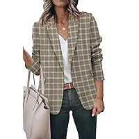 Women's Casual Lightweight Blazer Jacket Suits Lapel Long Sleeve for Daily/Work