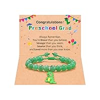 PINKDODO Kindergarten Pre K Graduation Gifts for Boys Dinosaur Bracelet for Son Grandson Nephew