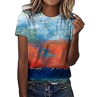Sexy Tops for Women,Women's Plain T-Shirt Blouses Slim Fitted Half Sleeve Turtle Neck Fall Tshirt Cute Tee Tops