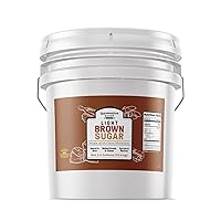 Unpretentious Light Brown Sugar, 3.5 Gallons, Made With Cane Molasses, Perfect For Desserts, Meat & Fruit