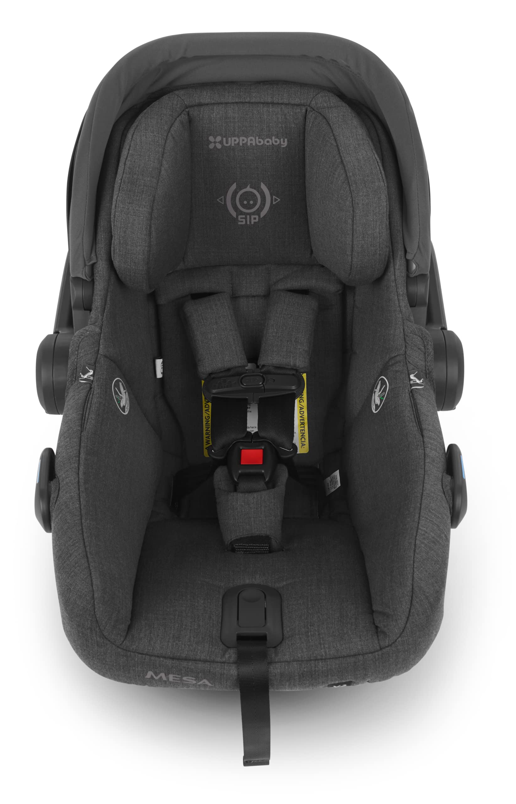 Mesa V2 Infant Car Seat - Greyson - Charcoal Melange | Merino Wool + Base for Mesa/Mesa V2