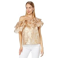 Lilly Pulitzer Trixie One Shoulder Ruffle Top