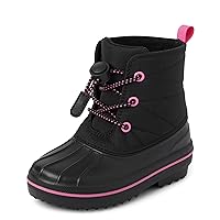 The Children's Place Girl's and Toddler Winter Lace Up Snow Boots