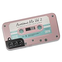 Custom Retro Cassette Tape Case, Personalized Audio Mixtape Case, Designed for Samsung Galaxy S24 Plus, S23 Ultra, S22, S21, S20, S10, S10e, S9, S8, Note 20, 10‎ - Pink