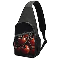 Chest Bag Sling Bag for Men Women Ripe Tomatoes Sport Sling Backpack Lightweight Shoulder Bag for Travel