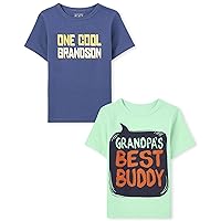 The Children's Place baby boys Short Sleeve Graphic T Shirt 2 Pack