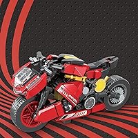 Motorcycle Toy Building Blocks Kit, Motorcycle Building Kit for Boys, Motorcycle Building Blocks Set, Collectible Motorbike Toy, Gift for Kid and Adult(315pcs)
