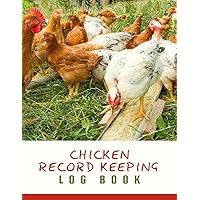 Chicken Record Keeping Log Book: 4 Years of Flock Care, Eggs, & Finances