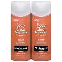 Neutrogena Body Clear Body Wash, Pink Grapefruit, 8.5 oz, 2 pk