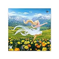 Canvas Frameless Painting Dancing Girl Wall Art Modern Home Decor for Bedroom Living Room Farmhouse Canvas Print Picture Wall Decoration Artwork Painting Ready to Hang Best Gift