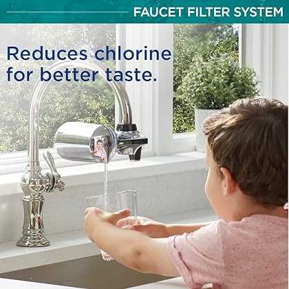 PUR PLUS Faucet Mount Water Filtration System, Chrome