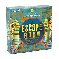 Talking Tables Egyptian Theme Escape Room Game Kids | Solve Unique Puzzles and Codes to Escape The Pharaoh's Curse | Interactive Family Games Night, Age 9+, 2+ Players, Birthday Party