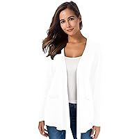 TownCat Cardigans for Women Loose Casual Long Sleeved Open Front Breathable Cardigans with Pockets
