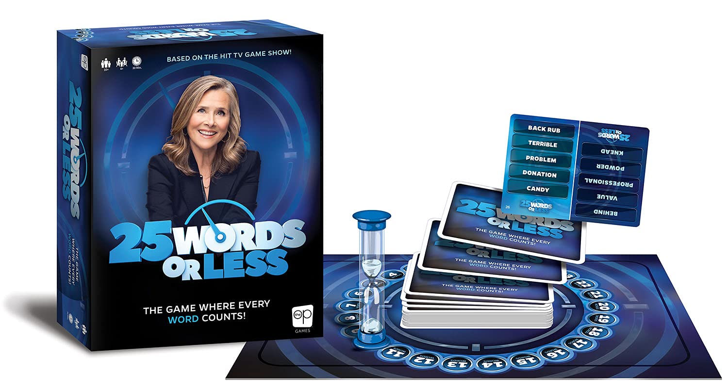 25 Words or Less | Fast-Paced Word Game | Friends & Family Board Game | Based on Popular TV Game Show with Meredith Vieira