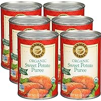 Farmers Market Organic Sweet Potato Puree, 15 OZ, Cans (Pack of 6)