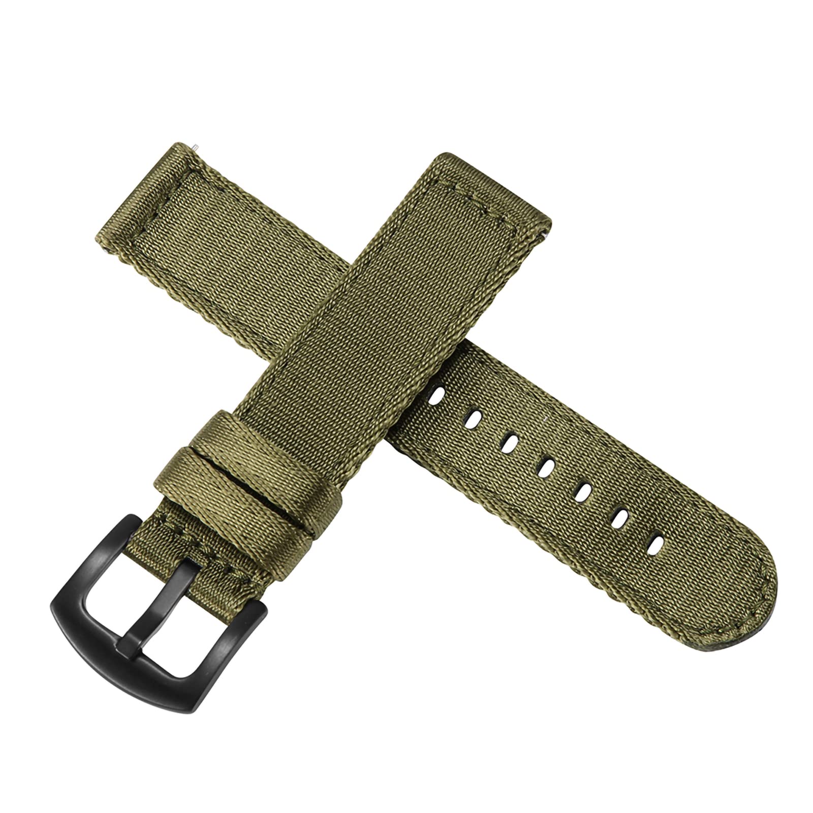 WOUKUP Military Quick Release Nylon Watch Bands Premium Seat Belt Material Watch Strap 18mm 20mm 22mm Watchband for Men and Women