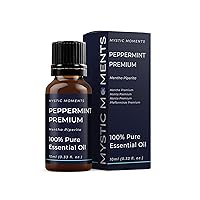 Mystic Moments | Peppermint Premium Essential Oil - 10ml - 100% Pure