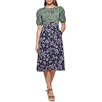 Vince Camuto Women's Casual Midi Shirt Dress