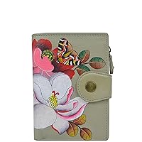 Anna by Anuschka Women's Hand Painted Genuine Leather Ladies Wallet