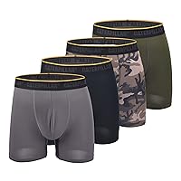 Caterpillar Men's 4-Pack Comfort Core Boxer Briefs