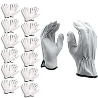 Cordova 8500L Premium Grain Goatskin Driver Gloves, Unlined, Shirred Elastic Back, Keystone Thumb, Large, 12-Pack,Brown