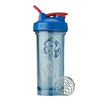 BlenderBottle Disney Princess Shaker Bottle Pro Series, Perfect for Protein Shakes and Pre Workout, 28-Ounce, Strongest Of Them All, Snow White