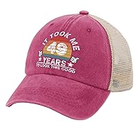 Birthday Gifts for Men Women Hats It Took Me 49 Years to Look This Good Hats and Gifts Gaming Hats &
