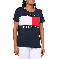 Tommy Hilfiger Women's Classic Short Sleeve Crew Neck Logo T-shirt
