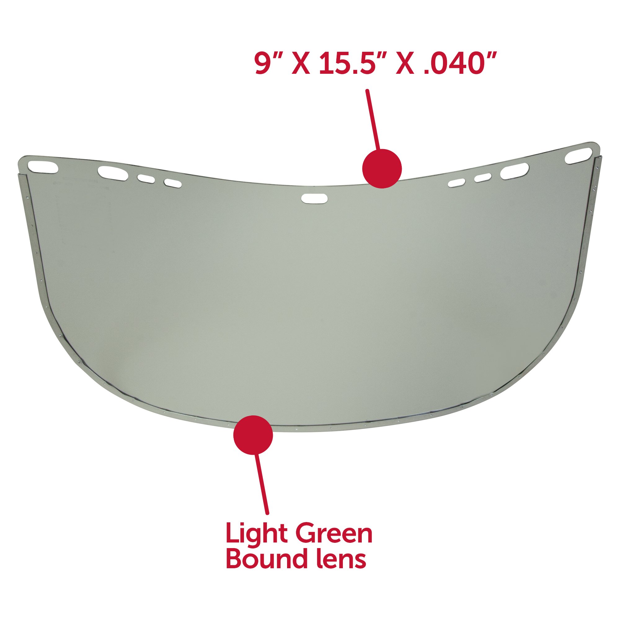Jackson Safety Face Shield Window for Jackson Safety Headgear, 9