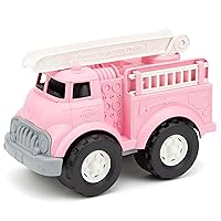 Green Toys Fire Truck Pink CB2