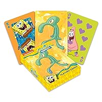 AQUARIUS Spongebob Bold and Brash Playing Cards-Spongebob Themed Deck of Cards for Your Favorite Card Games - Officially Licensed Spongebob Merchandise & Collectibles
