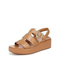 Vionic Women's Fresno Delano Sandal Comfortable Platform Slingback – Supportive Sandals That Includes a Built-in Arch Support Orthotic Footbed that Helps Correct Pronation and Alleviate Heel Pain