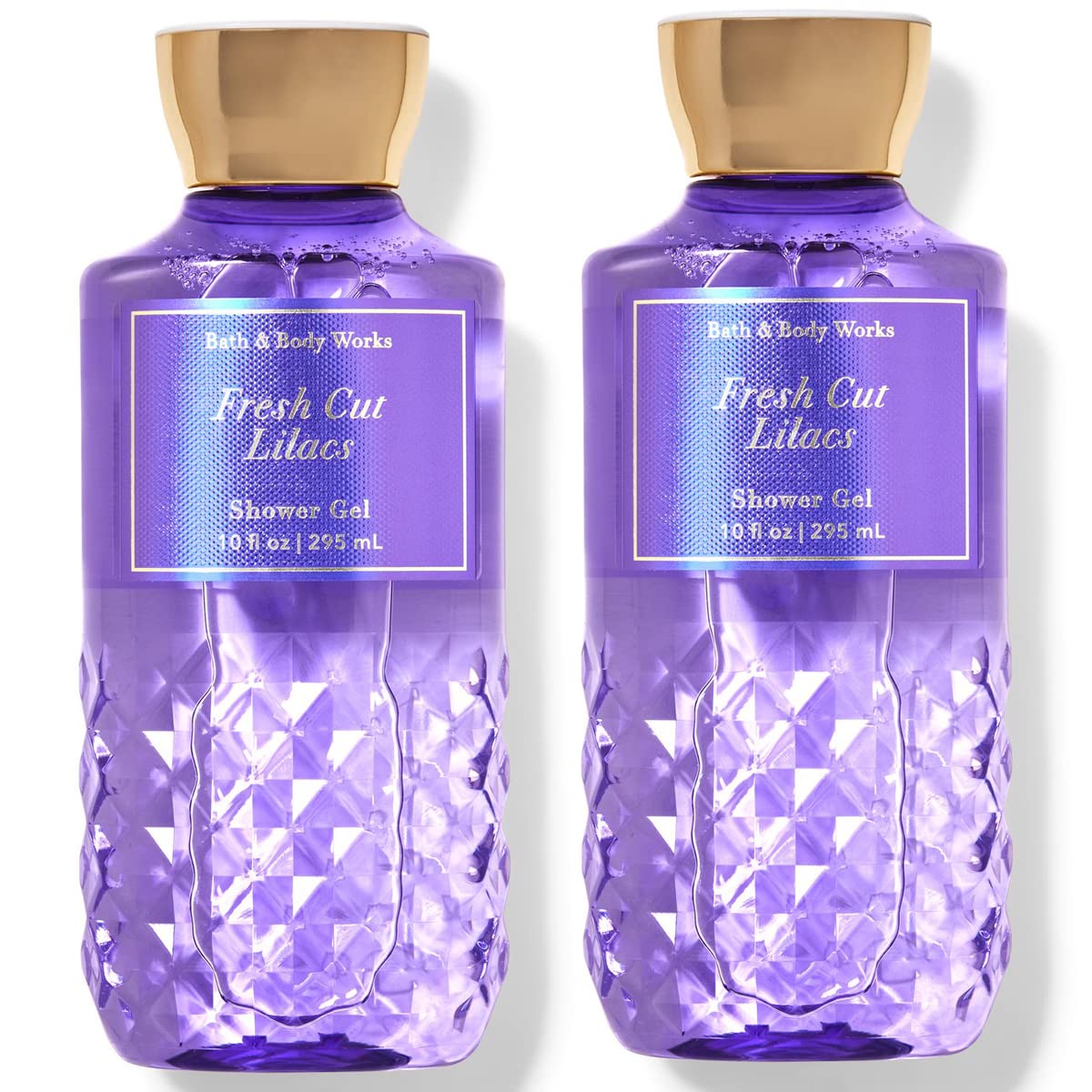 Bath and Body Works - Fresh Cut Lilacs - Bundle Shower Gel - 10fl oz ( Set of 2 )