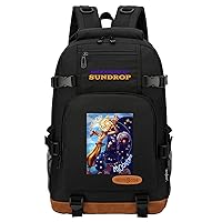 Sundrop & Moondrop Graphic Backpack Big Capacity Laptop Computer Bags-Lightweight Rucksack for Travel