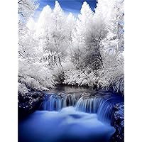 Wooden Puzzle 6000 Pieces-Winter Waterfall-Adult Puzzle DIY Puzzle Toy