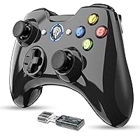 Wireless Gaming Controller, Dual-Vibration Joystick Gamepad Computer Game Controller for PC Windows 7/8/10, Steam, PS3, Android TV,