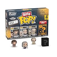 Funko Bitty Pop!: Lord of The Rings Mini Collectible Toys 4-Pack - Frodo Baggins, Gandalf, Gollum, & Mystery Chase Figure (Styles May Vary)