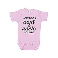 How Does Aunt And Uncle Sound/Unisex Bodysuit/Auntie Onesie/Uncle Baby Reveal