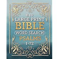 Large Print Bible Word Search: Psalms Bible Verse Activity Book for Adults and Teens (Psalms 1 to 72)