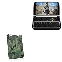 BoxWave Case Compatible with GPD Win 2 - Camouflage SlipSuit, Slim Design Camo Neoprene Slip On Pouch