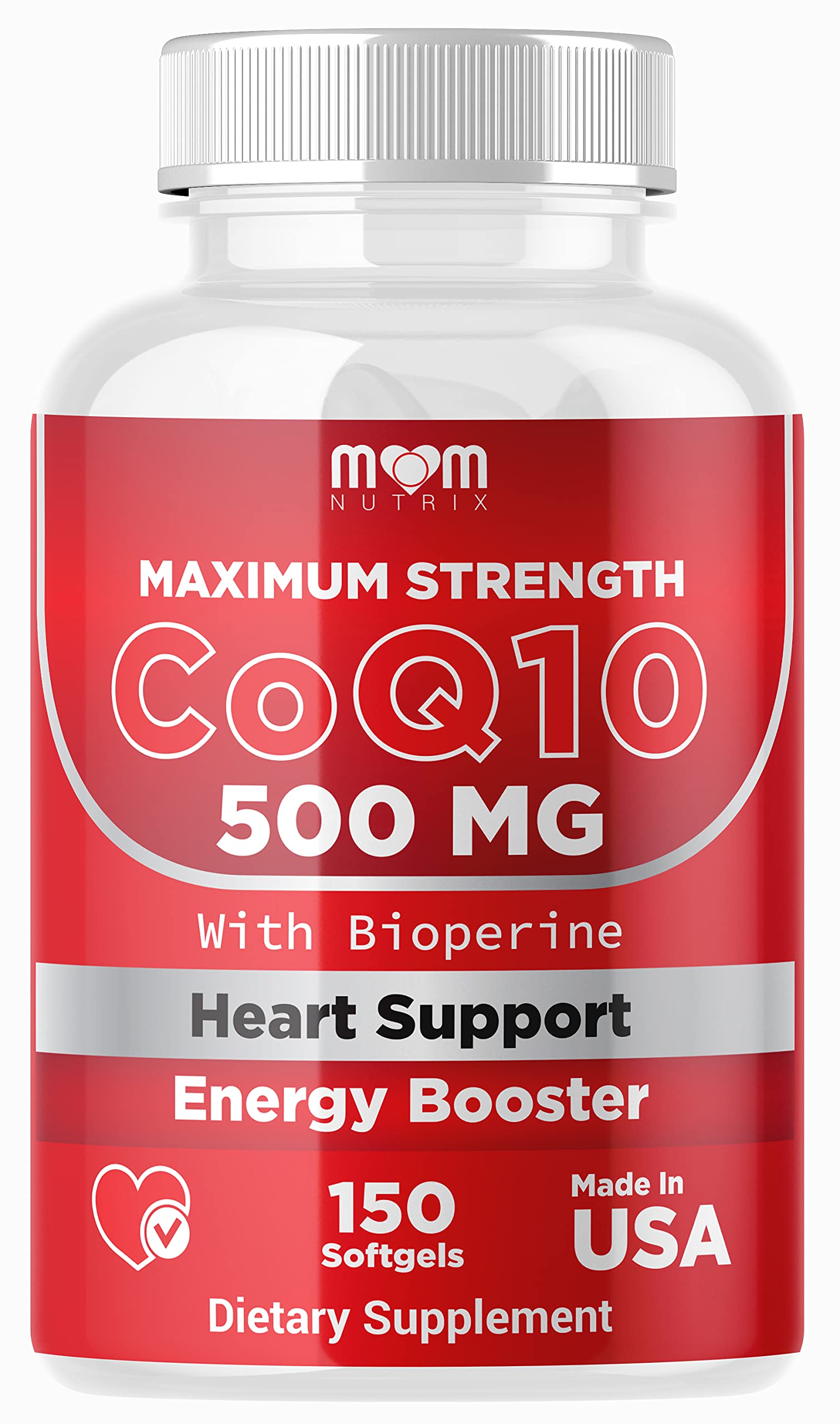 Buy Mom Nutrix Coq10 500mg Maximum Strength Heart Health And Cellular Energy Production 5420
