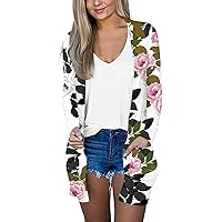 Cute Cardigans For Women 2023 Autumn Lightweight Cover Up Casual Solid Open Front Slim Fit Cardigan With Pocket