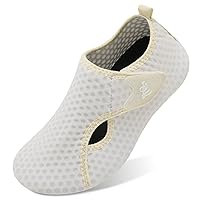 LeIsfIt Water Shoes for Women Men Wide Swim Beach Barefoot Shoes Quick Dry Aqua Socks for Pool Diving Boating River Yoga Lake Surf