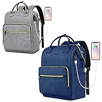 Ytonet 17 inch Laptop Teacher Backpack, Extra Large School Bookbag with Laptop Compartment and USB Charging Port Anti Theft Pocket, Travel Work Bag Water Resistant College Backpack For School