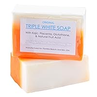 Kojic Acid, Placenta, & Glutathione Triple White Soap Appx. 150gms (1 Soap)