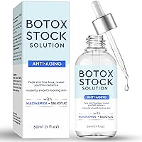 Botox Face Serum, Botox Stock Anti Aging Serum For Face, Instant Face Tightening with Vitamin C for Reducing Fine Lines, Wrinkles, Plump Skin