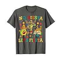 No Siesta Let Fiesta-Shirt Cinco De Mayo Funny Kids Toddler T-Shirt