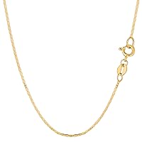 Jewelry Affairs Yellow Gold Mariner Link Chain Necklace, 1.2mm, 24