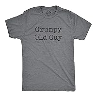 Mens Grumpy Old Guy Tshirt Funny Sarcastic Fathers Day Tee